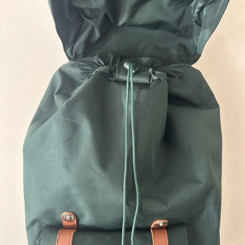 Herschel Supply Company Forest Green and Tan Large Backpack - Picture 4 of 9